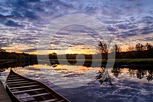 Jakes landing after sunset