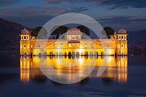 Jal Mahal Water Palace. Jaipur, Rajasthan, India