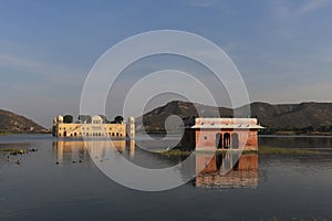 Jal mahal water palace in Jaipur, rajasthan, india