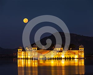 Jal Mahal (Water Palace). Jaipur, Rajasthan, India