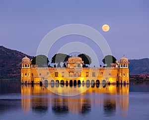 Jal Mahal (Water Palace). Jaipur, Rajasthan, India