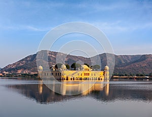 Jal Mahal (Water Palace). Jaipur, Rajasthan, India