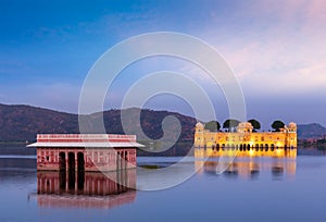 Jal Mahal Water Palace. Jaipur, Rajasthan, India