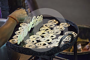 Jalebi - A Indian sweet dish