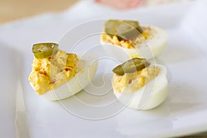 Jalepeno Deviled Eggs