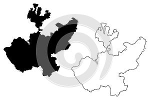 Jalisco map vector