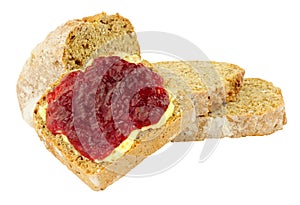 Jam And Buttered Bread