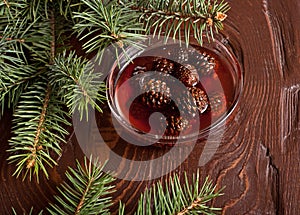 Jam from fir cones