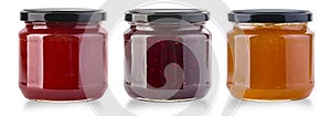Jam jar isolated
