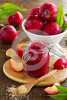 Jam from plums