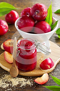Jam from plums