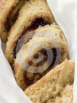 Jam Roly Poly in Muslin