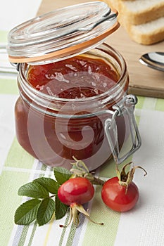 Jam with rose hips