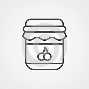 Jam vector icon sign symbol