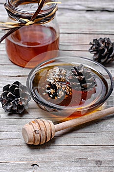 Jam from the young fir cones