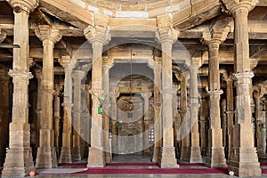 Jama Masijd mosque in complex Sarkhej Roza in India photo