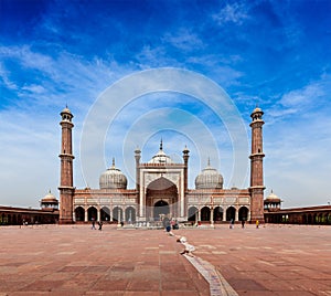 Jama Masjid - largest muslim mosque in India