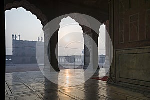 Jama Masjid mosque in Old Delhi, India