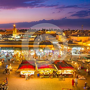 Jamaa el Fna, Marrakesh, Morocco.