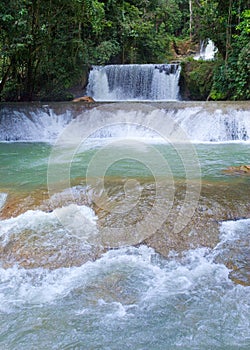 Jamaica. Dunn's River waterfalls