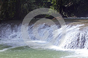 Jamaica. Dunn's River waterfalls