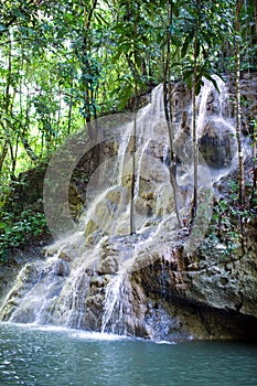 Jamaica. small river waterfal