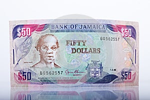 Jamaican currency, 50 Dollar Banknote