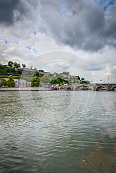 Jambes Bridge in Namur, Belgium