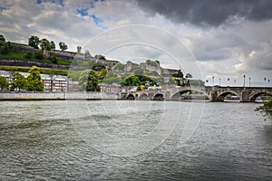 Jambes Bridge in Namur, Belgium