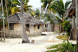 Jambiani village in Zanzibar