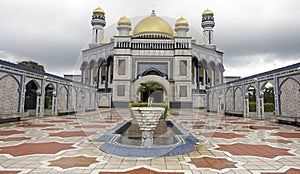 Jame Asr Hassanil Bolkiah Mosque in Bandar Seri, Begawan, Brunei