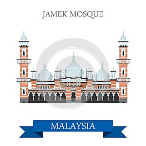 Jamek Mosque Kuala Lumpur Malaysia attraction travel sightseeing