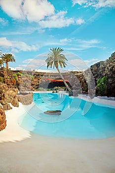 Jameos del Agua pool in Lanzarote