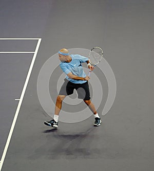 James Blake of the U.S. in actions
