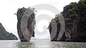 James Bond island famous travel destination in Thailand