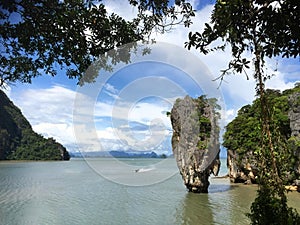The James Bond Island. Thailand.