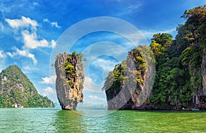 James Bond island view tropical landscape