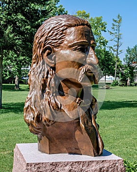 James Butler `Wild Bill` Hickok bust