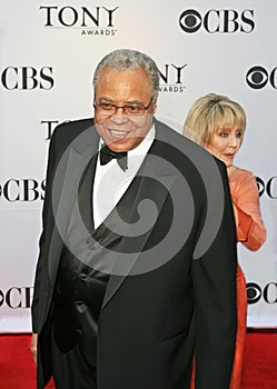 James Earl Jones and Cecelia Hart at 2006 Tony Awards