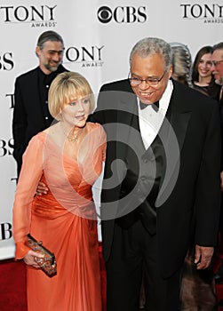 James Earl Jones and Cecelia Hart at 2006 Tony Awards