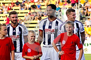 James Morrison, Jolean Lescott and James McLean, West Bromwich Albion.