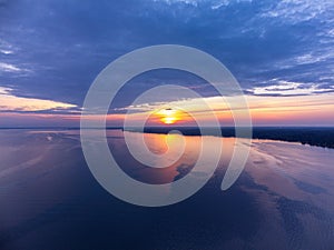 James River At Sunset