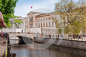 James Simon Gallery and Neues Museum on Museum island photo