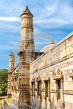 Jami Masjid, a major tourist attraction at Champaner-Pavagadh Archaeological Park - Gujarat, India