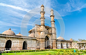 Jami Masjid, a major tourist attraction at Champaner-Pavagadh Archaeological Park - Gujarat, India photo