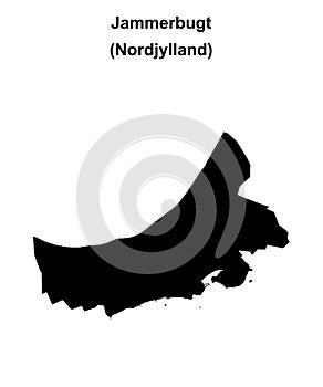 Jammerbugt outline map