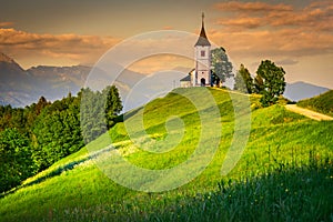 Jamnik, Slovenia - Most famous Slovene church, historical Kranj