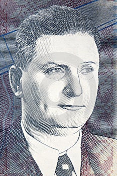 Jan Antonin BaÅ¥a a portrait from money