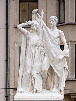 Jan Frans Willems statue, Ghent