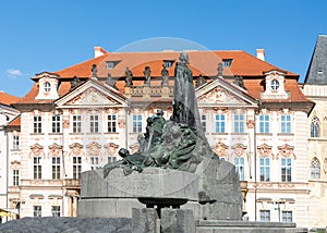 Jan Hus Memorial in Prague photo